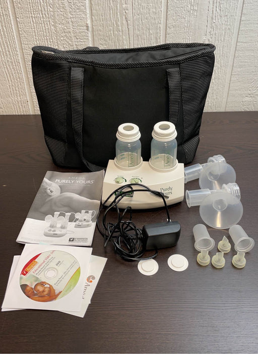 used Ameda Purely Yours Breast Pump, with accessories