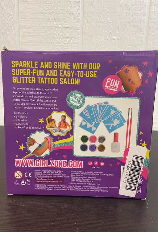 secondhand GirlZone Glitter Tattoo Studio