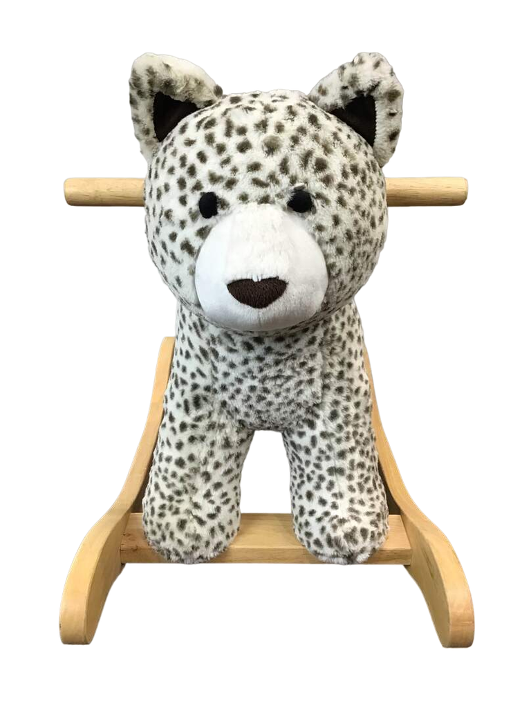 Pottery Barn Kids Plush Animal Rocker, Snow Leopard