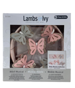 used Lambs & Ivy Musical Crib Mobile, Baby Blooms Collection