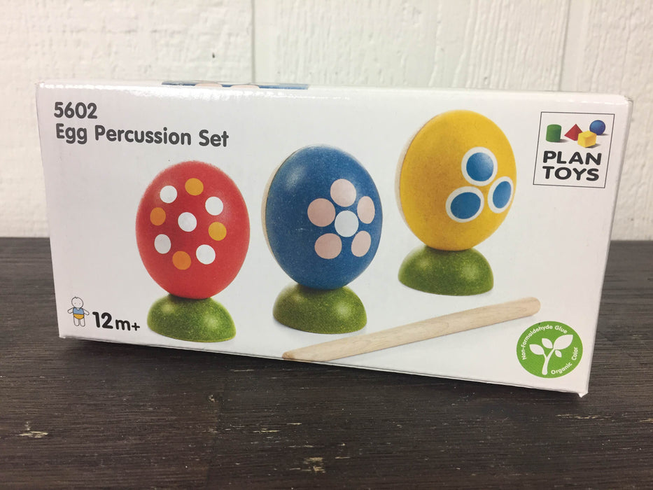 used Plan Toys Egg Percussion Set