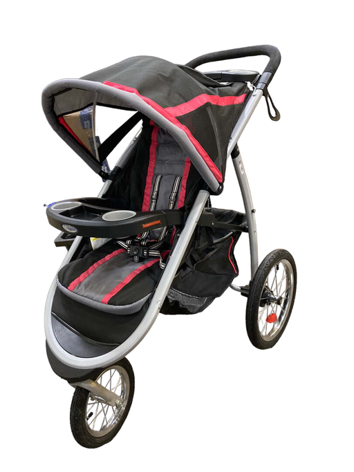 secondhand Graco FastAction Fold Jogging Click Connect Stroller, 2017, Pink/black