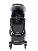 secondhand Mockingbird Single to Double Stroller, 2022, Silver with Black Leather, Black , Watercolor Drops