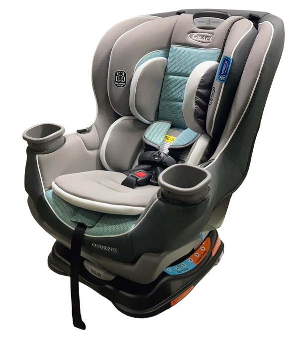 used Graco Extend2Fit Convertible Car Seat, Spire, 2022