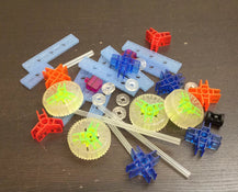 secondhand Brackits Brackitz Pulleys 77 Piece Set Educational Construction Set