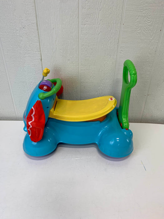 secondhand Fisher Price 3-in-1 Bounce, Stride, and Ride Elephant