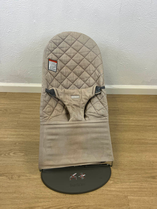 used BabyBjorn Bouncer Bliss, Cotton, Sand Gray