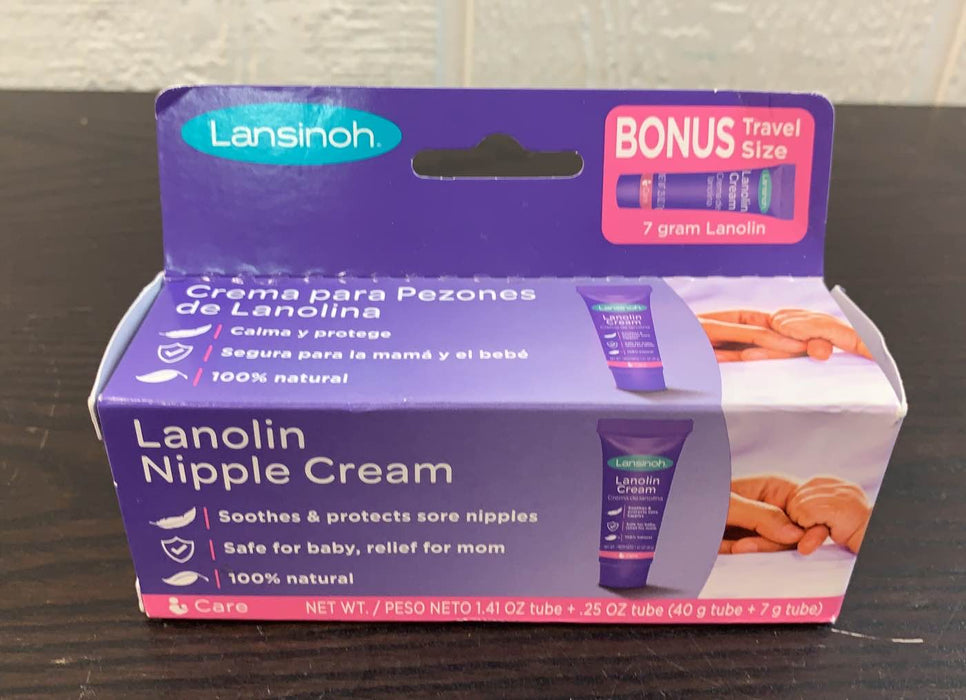 used Lansinoh Lanolin Nipple Cream