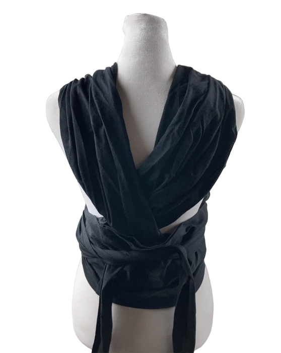 used Konny Baby Wrap Carrier, Cotton Black , Medium