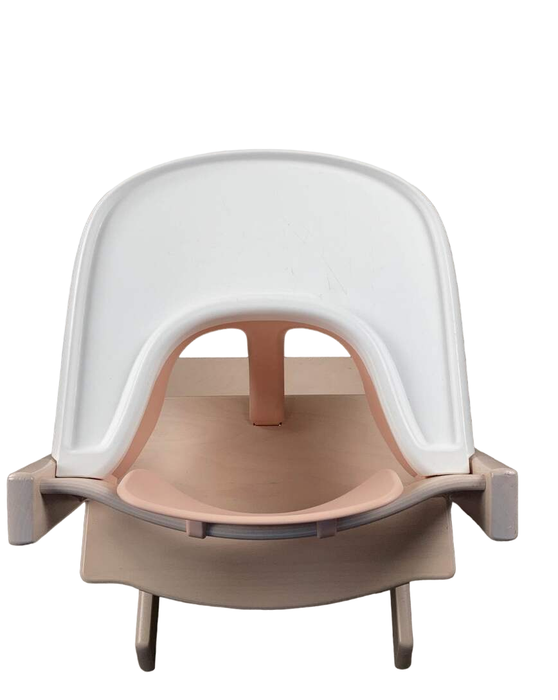 Stokke Tripp Trapp High Chair with Baby Set and Tray, Serene Pink, White