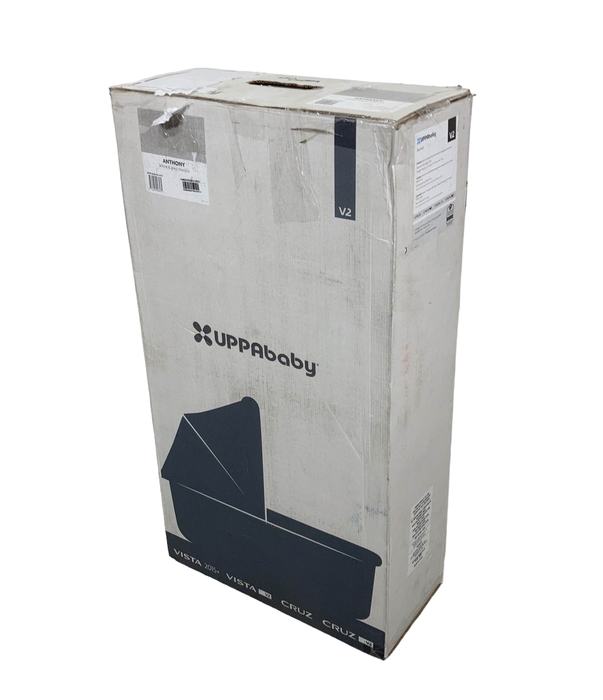 Shop UPPAbaby V2 Bassinet, Anthony (White & Grey Chenille) at GoodBuy Gear