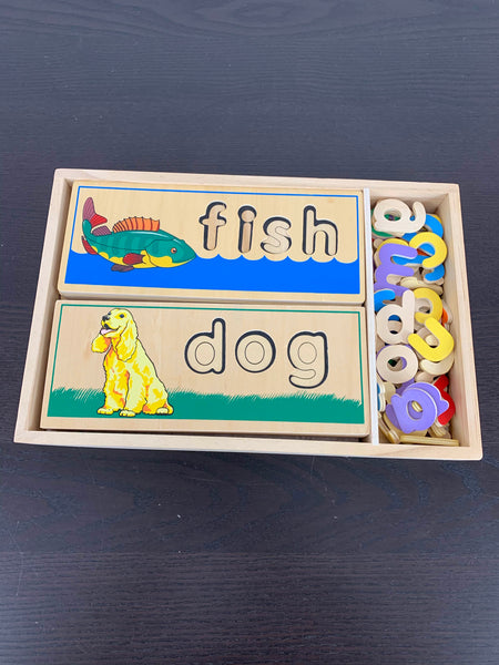 Melissa & Doug See & Spell Wooden Educational Board