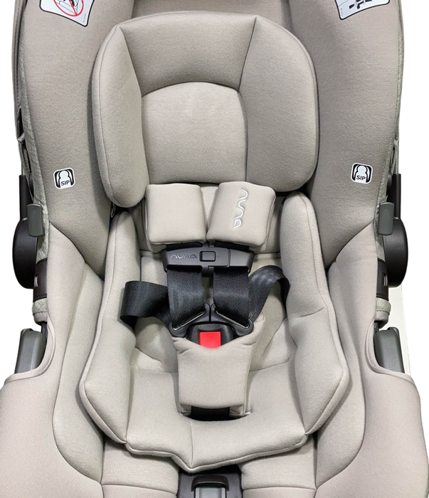 Nuna PIPA rx Infant Car Seat with RELX Base, 2023, Hazelwood