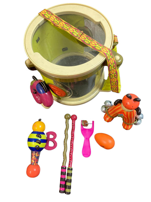 secondhand B. toys Bee Bop Band Play & Learn Drum and Instruments