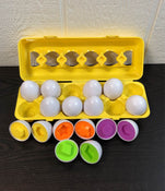 secondhand Skoolzy Shape Matching Eggs