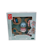 used Hape Wooden Multi-Stage Sensory 5pc Gift Set