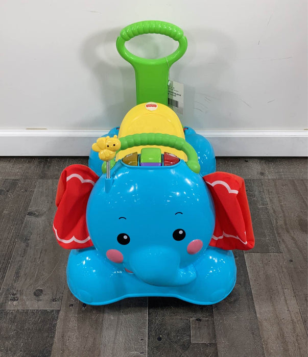 secondhand Fisher Price 3-in-1 Bounce, Stride, and Ride Elephant