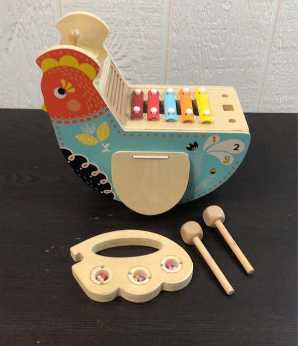 used Manhattan Toy Musical Chicken Wooden Instrument