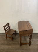 used Lipper International Child's Slanted Top Desk & Chair