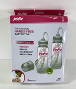 used Podee Hands Free Baby Bottle, 2pk, 9oz
