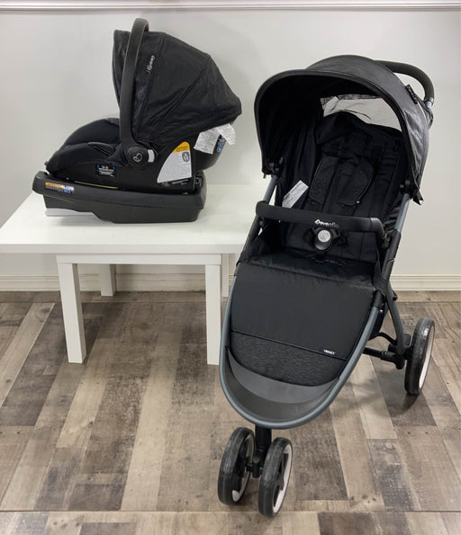 used Evenflo GOLD SensorSafe Verge3 Smart Travel System with SecureMax Smart Infant Car Seat