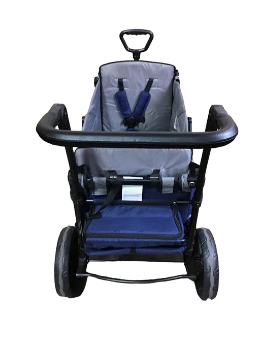 used Wonderfold X2 Push + Pull Double Stroller Wagon, 2021, Navy