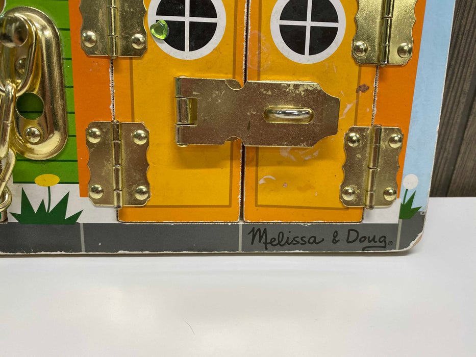 secondhand Melissa & Doug Latches Board