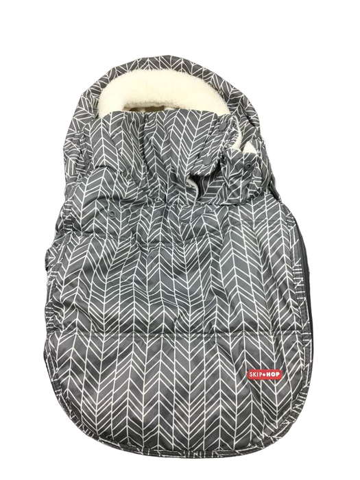 used Skip Hop Stroll And Go Car Seat Cover, Gray Feather