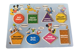 secondhand Melissa & Doug Lift & See Peg Puzzle