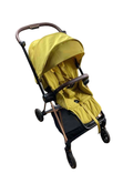 used Cybex MIOS Stroller, 2021, Rose Gold, Mustard Yellow