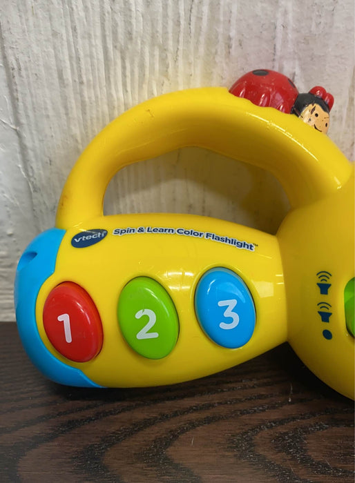 secondhand VTech Spin & Learn Color Flashlight