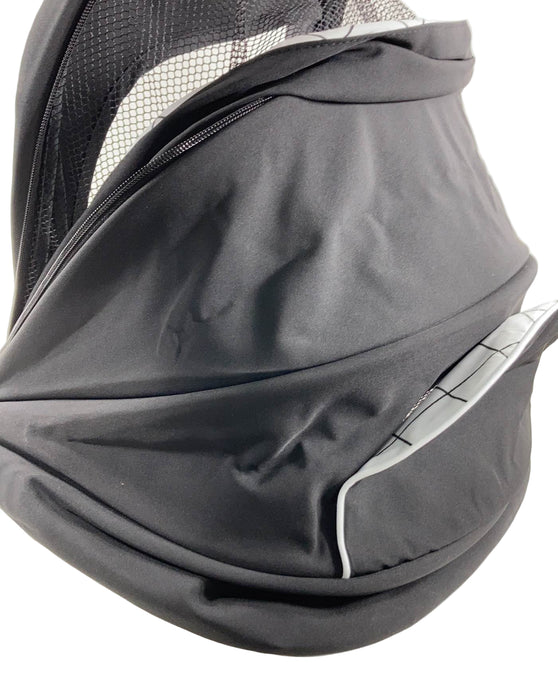 Shop Mockingbird Extendable Canopy without Sunshade, Black, Windowpane at GoodBuy Gear