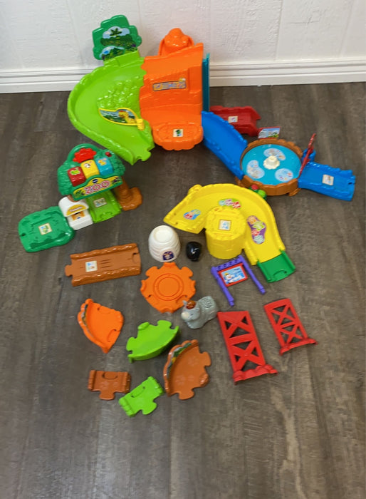 used VTech Go! Go! Smart Animals Zoo Explorers Playset