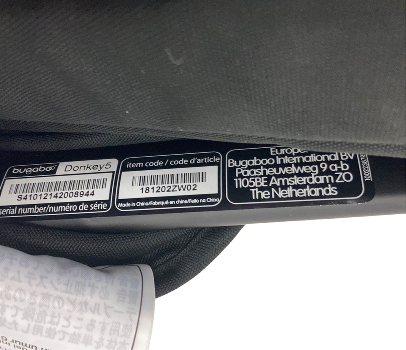 Shop Bugaboo Donkey 5 Duo Extension Set, Black, Midnight Black, (Canopy and Belly Bar Not Included) at GoodBuy Gear