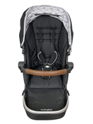 used Mockingbird 2nd Seat Kit with Extendable Canopy, 2021, Black, Windowpane, Silver with Penny Leather