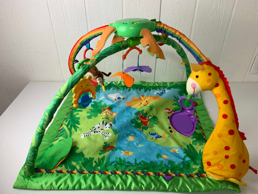 used Fisher Price Rainforest Melodies and Lights Deluxe Gym