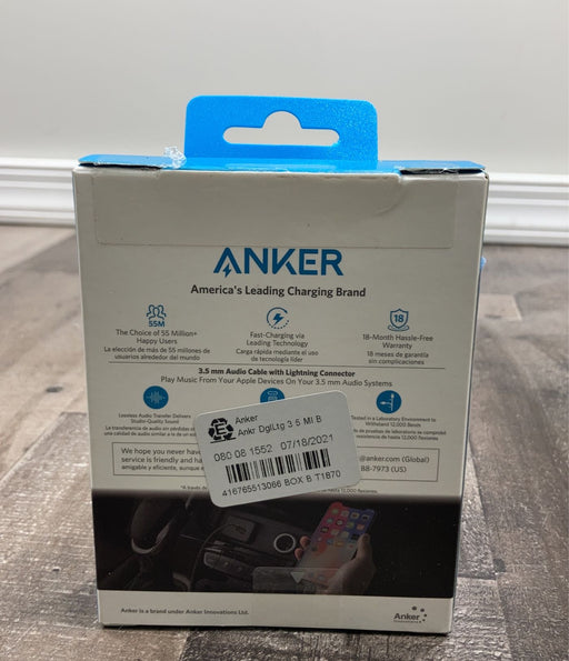 secondhand Anker 3.5mm 3‘ Lightning Cable