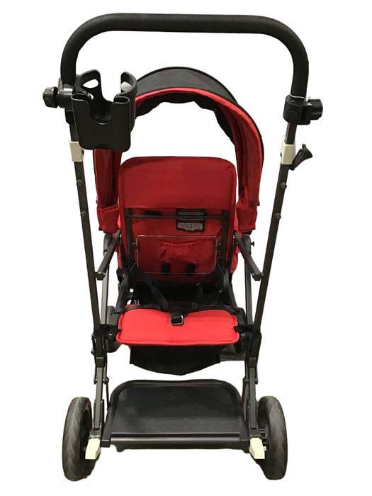 Joovy Caboose Sit And Stand Tandem Double Stroller, 2022, Red