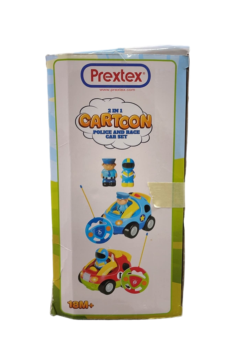 secondhand Prextex 2-in-1 Police And Race Car Set