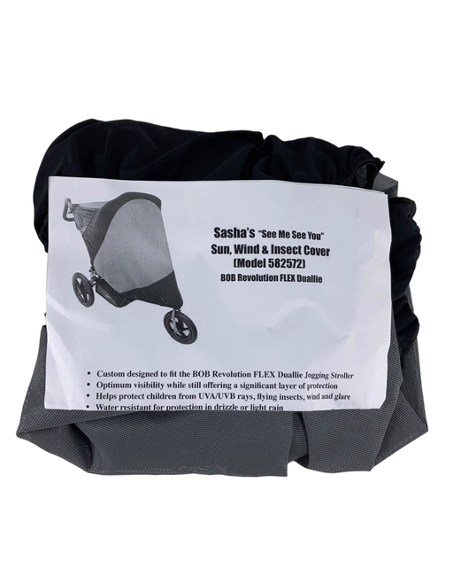 used Sashas Rain And Wind Cover For BOB Revolution Flex Stroller