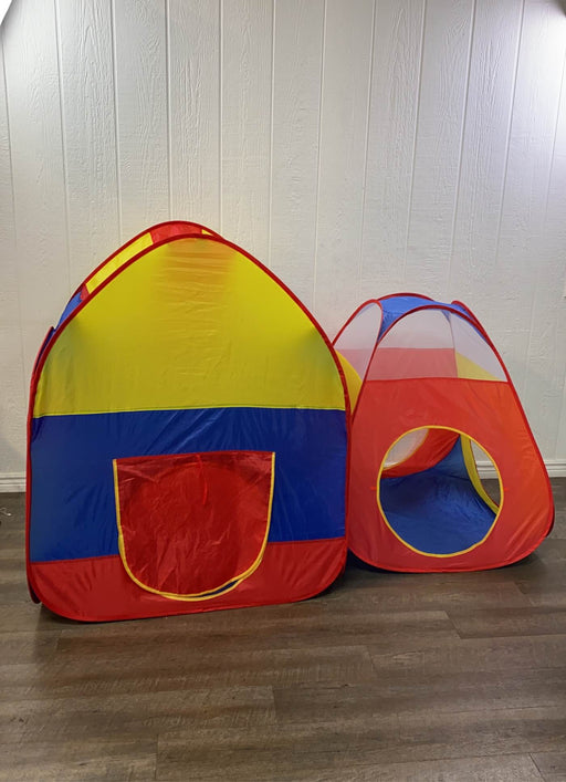 used Pacific Play Tent Kids Hide-Me Dome Tent And Crawl Tunnel