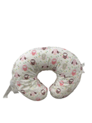 used Boppy Nursing and Infant Support Luxe Pillow, Pink Owls