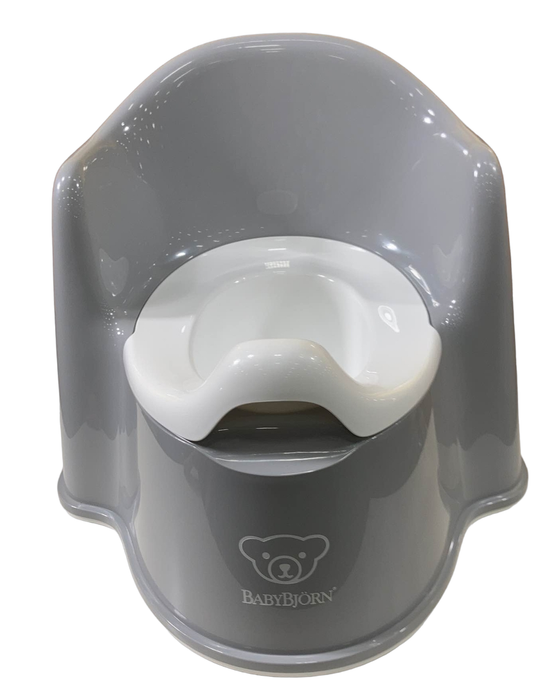 used BabyBjorn Potty Chair, Gray/White