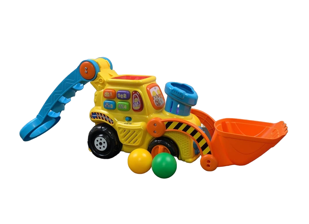 VTech Pop-A-Balls Push And Pop Bulldozer