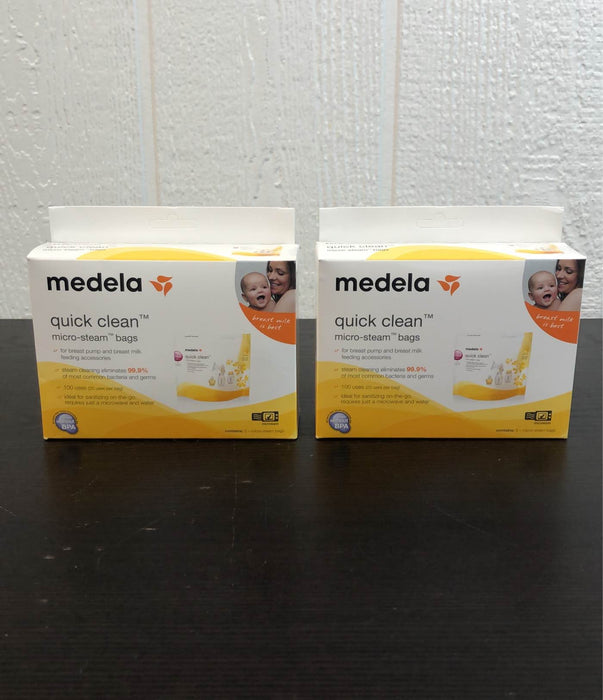 Shop Medela Quick Clean Micro Steam Bags, Box of 5, 2Pk at GoodBuy Gear