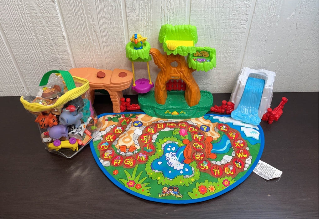 used Fisher Price Little People A To Z Learning Zoo Playset