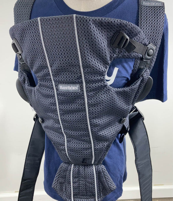 Shop BabyBjorn Baby Carrier Mini, Navy Blue 3D Mesh at GoodBuy Gear