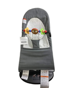 used BabyBjorn Bouncer Balance, Dark Grey/Grey, Black Frame