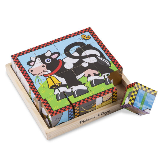 Shop Melissa & Doug Cube Puzzle, Farm at GoodBuy Gear