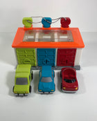 secondhand Battat 3 Car Garage Play Set